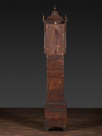 A Federal Inlaid Mahogany Tall Case Clock