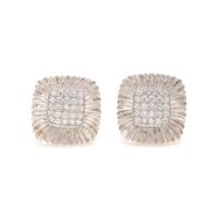 DIAMOND AND ROCK CRYSTAL EARCLIPS