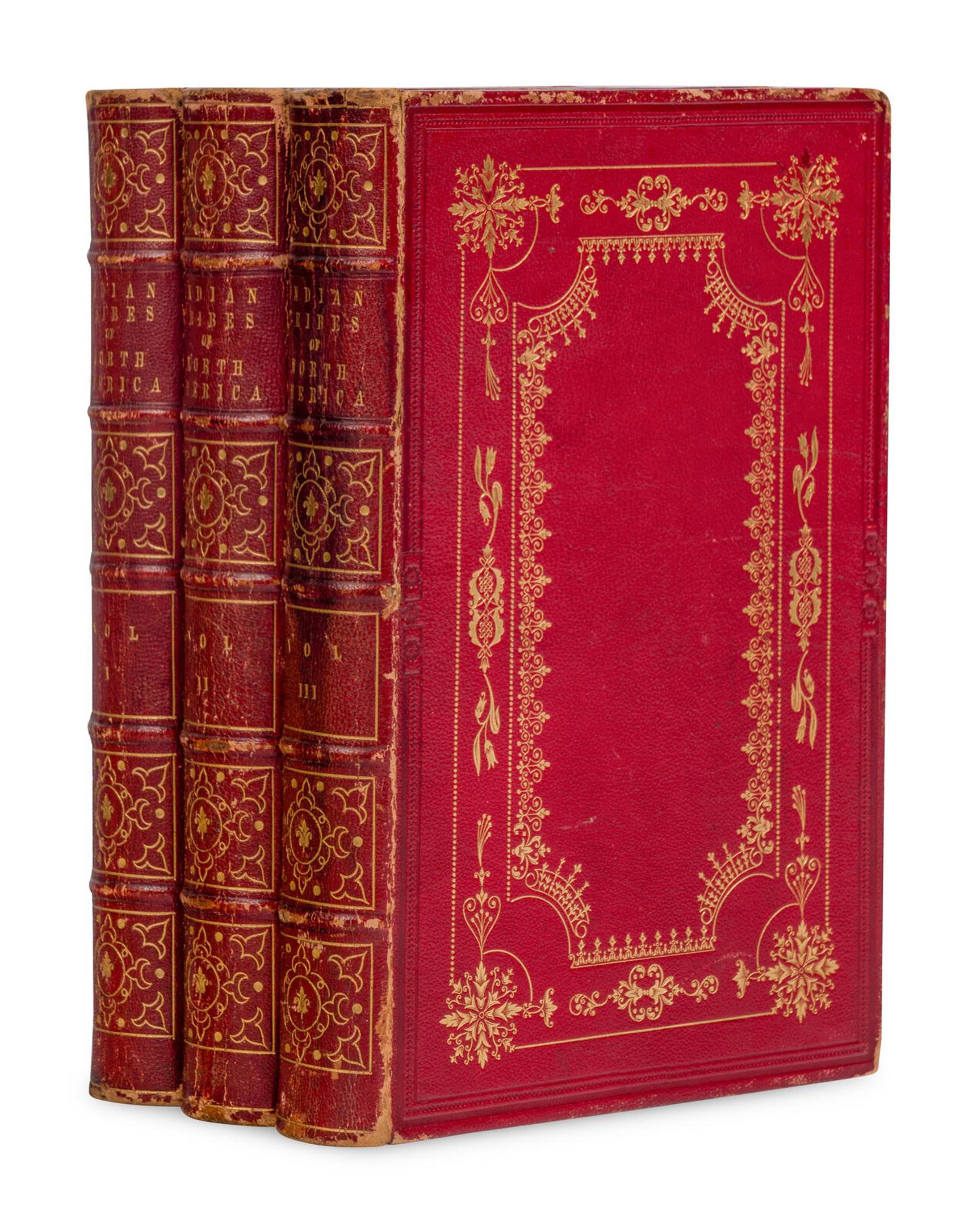 MCKENNEY, Thomas Loraine (1785-1859) and James HALL (1793-1868). History of the Indian Tribes of North America . Philadelphia: J.T. Bowen, 1848-1850.