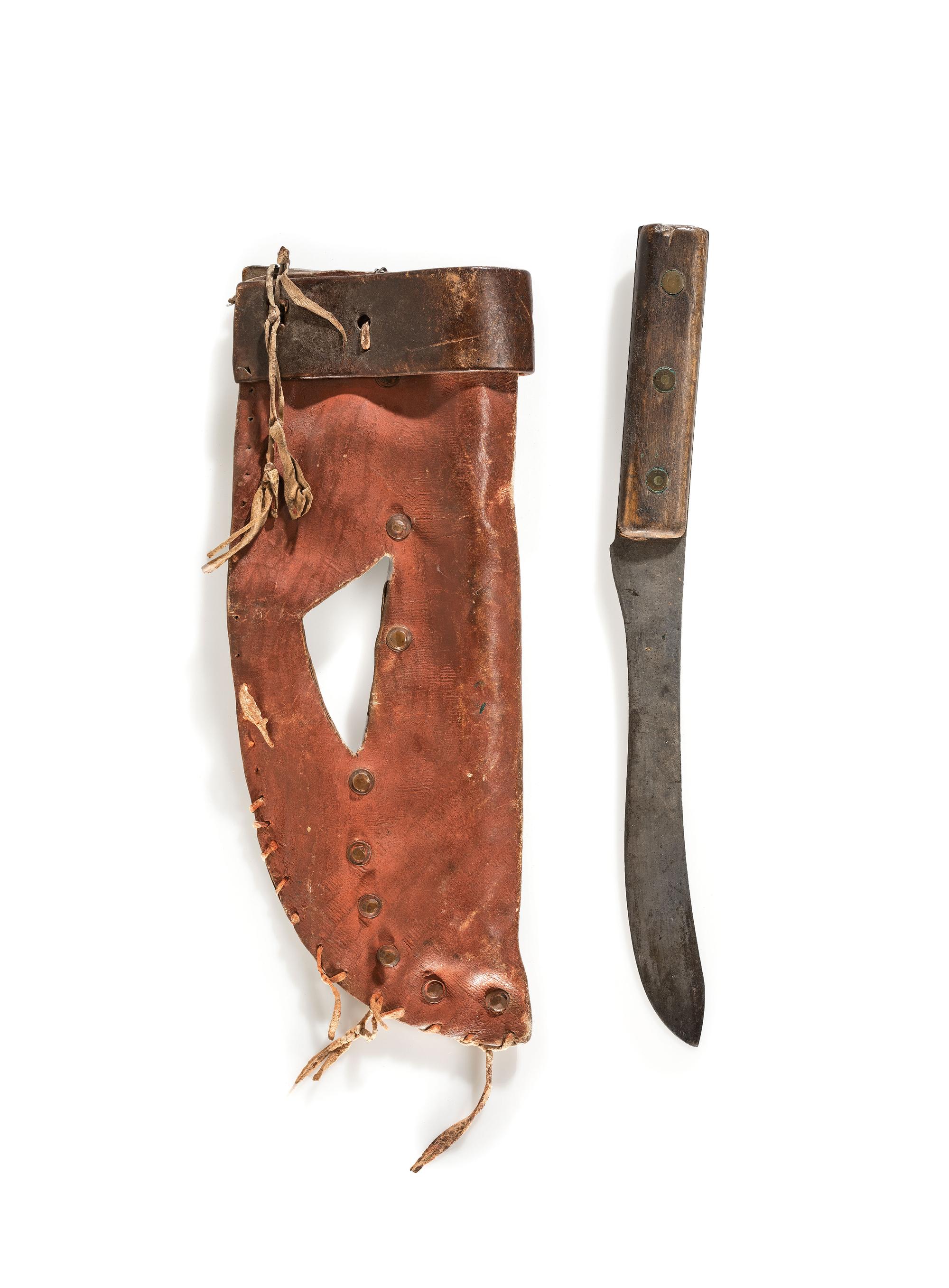 Assiniboine Knife Sheath, with Knife