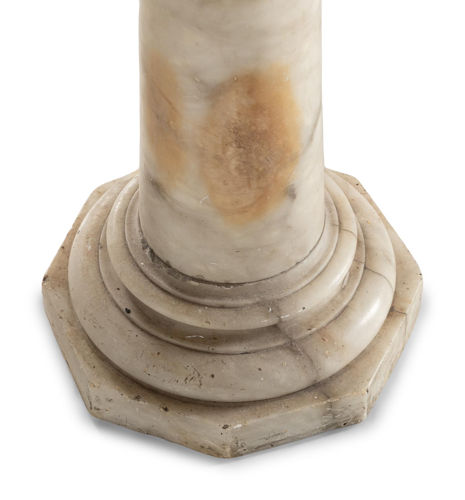 A Continental Marble Pedestal