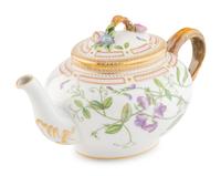 A Royal Copenhagen Flora Danica Porcelain Tea Pot
