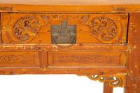 A Chinese Carved Hardwood Altar Table