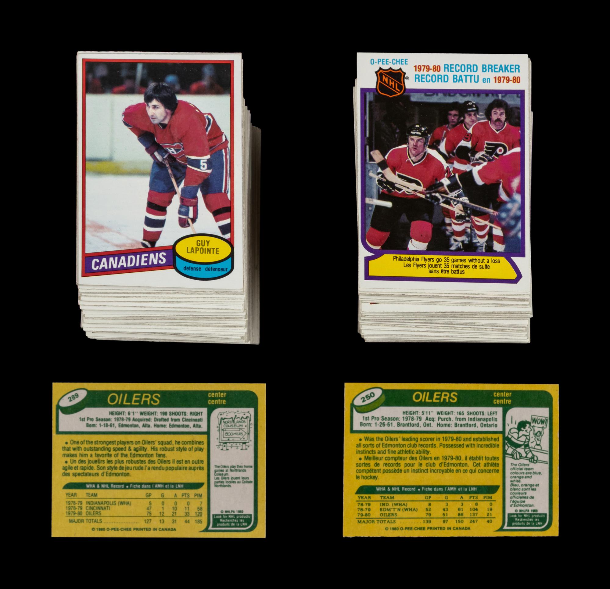 A Complete Set of 1980-81 O-Pee-Chee Hockey Cards (396/396)