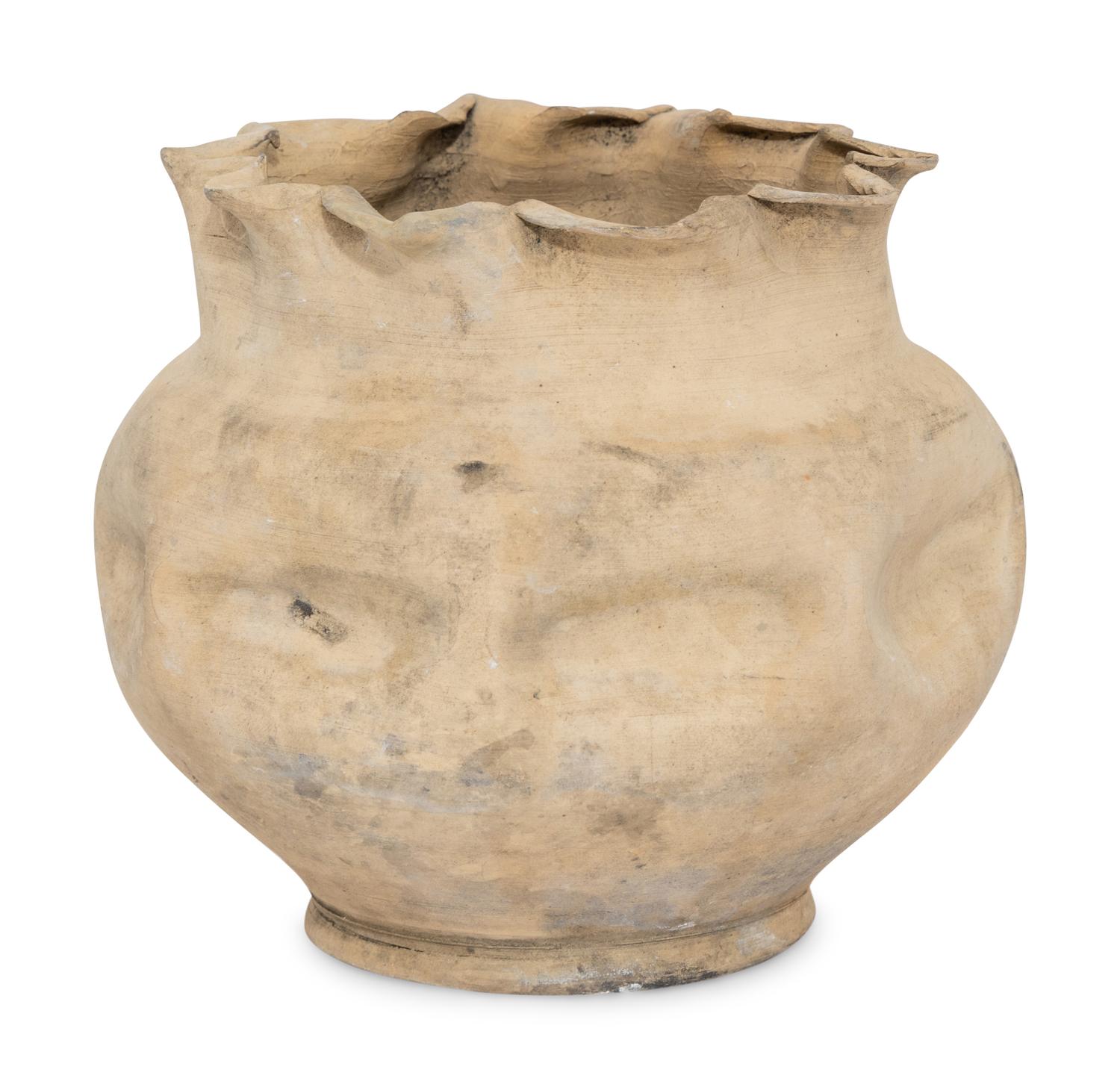 Vase with Pinched Rim