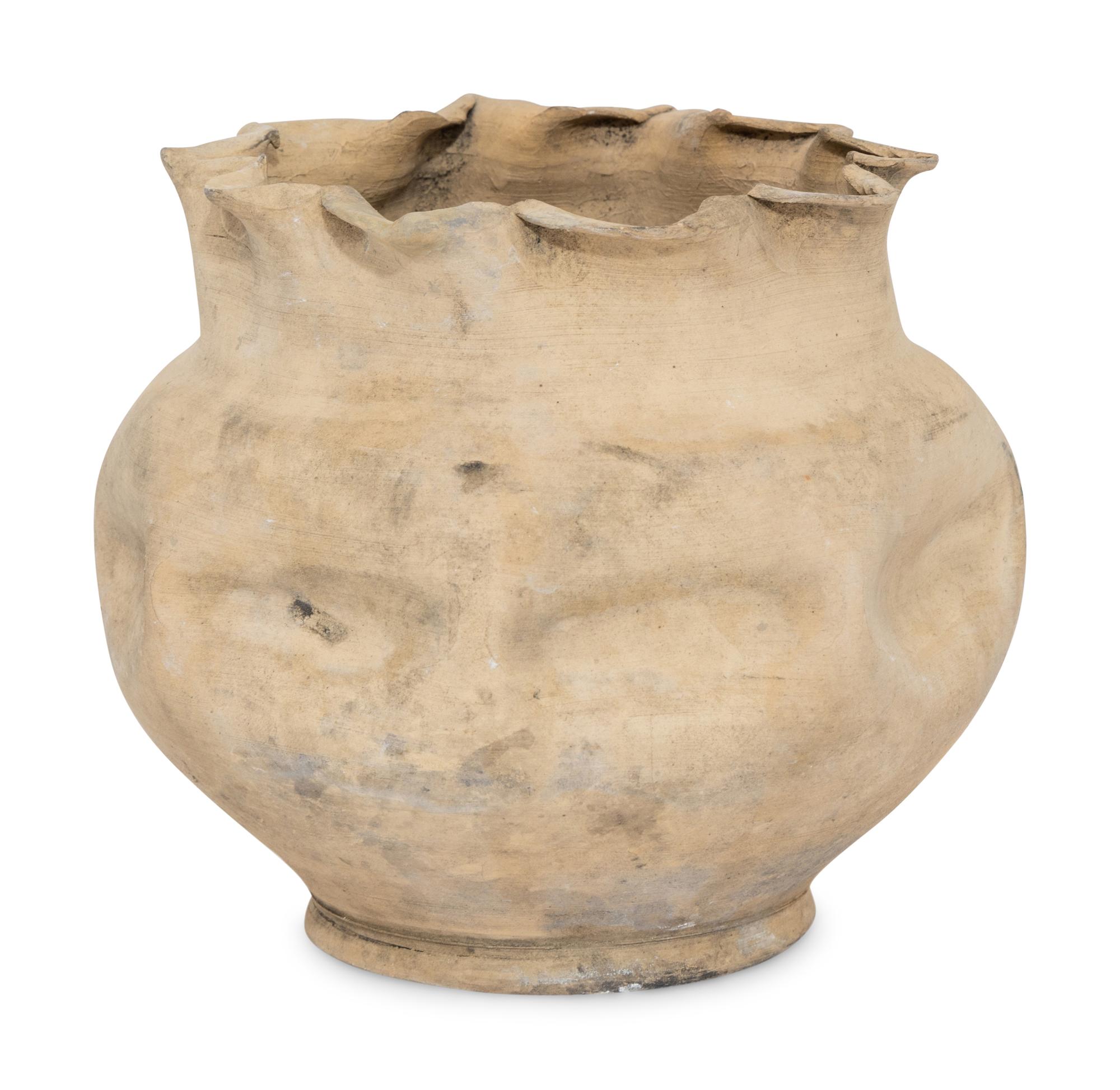 Vase with Pinched Rim