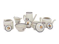 A Chinese Export Porcelain Six-Piece Tea and Coffee Service