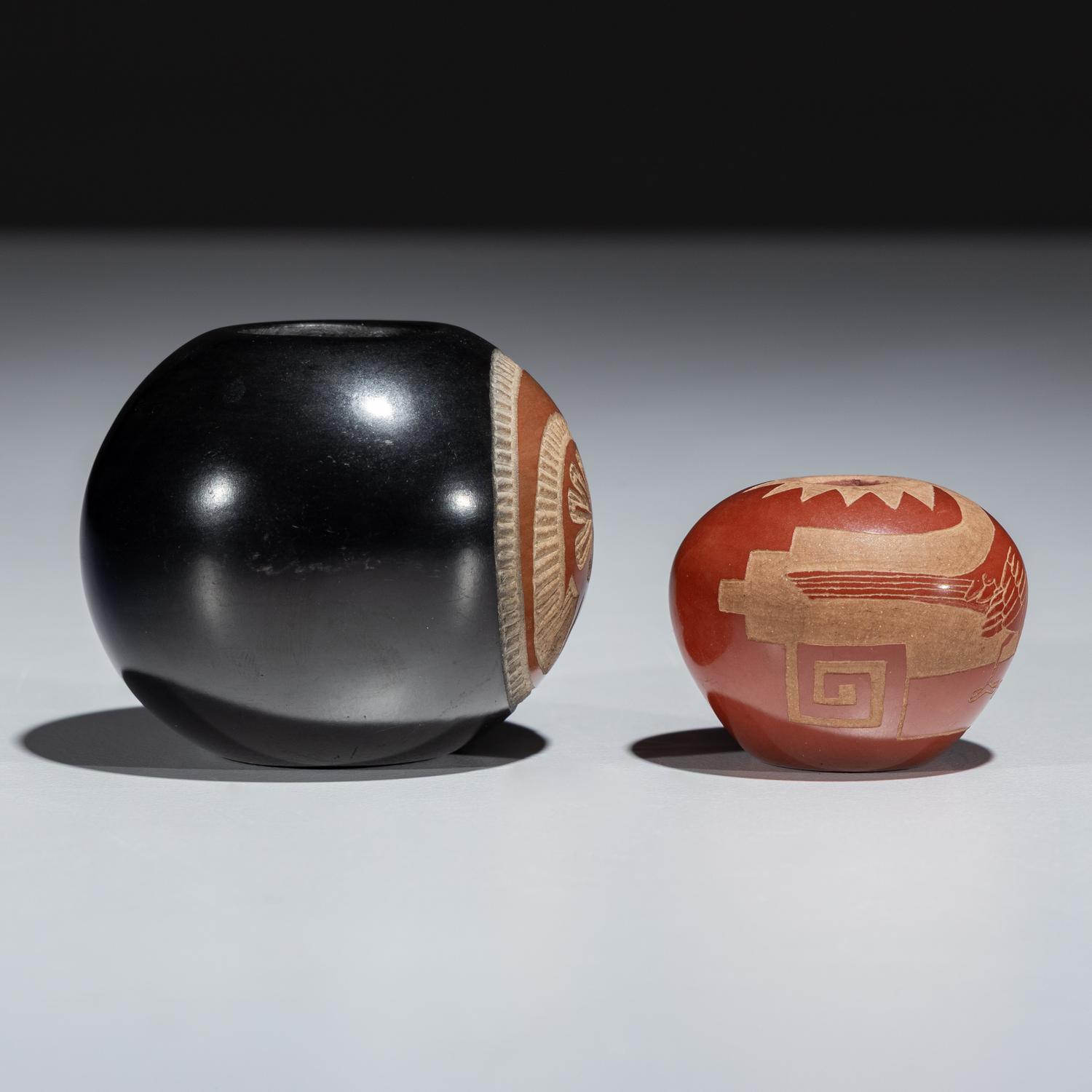Miniature Sgraffito Pottery