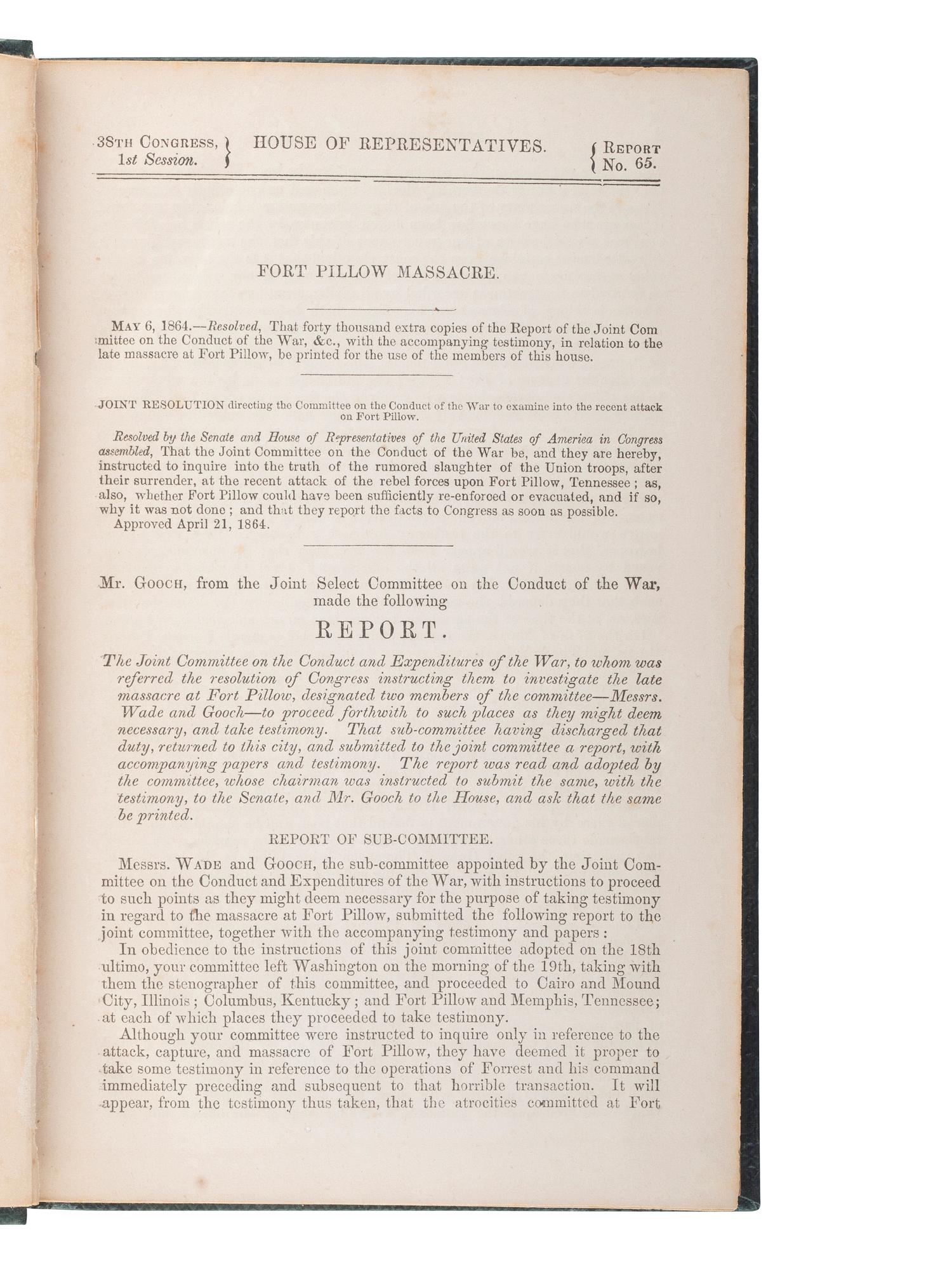 [CIVIL WAR]. A group of 7 contemporary and late-19th century histories of the Civil War and Reconstruction, comprising: