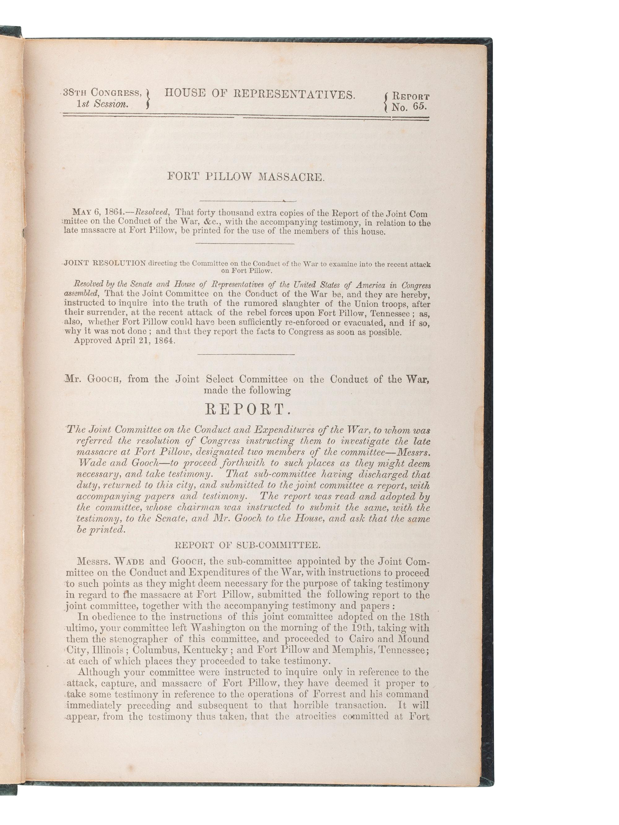 [CIVIL WAR]. A group of 7 contemporary and late-19th century histories of the Civil War and Reconstruction, comprising: