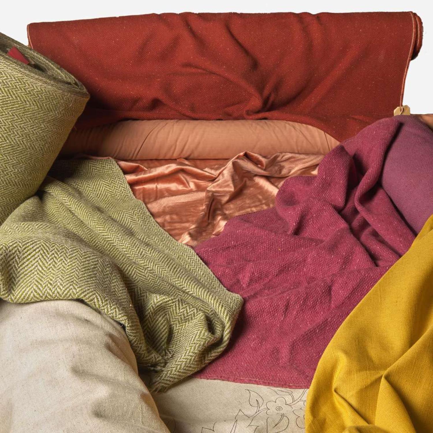 Vladimir Kagan (American, 1927-2016) and Erica Wilson (American, 1928-2011) Group of Original Upholstery Fabric for Vladimir Kagan Designs, Inc, USA, circa 1950-1975