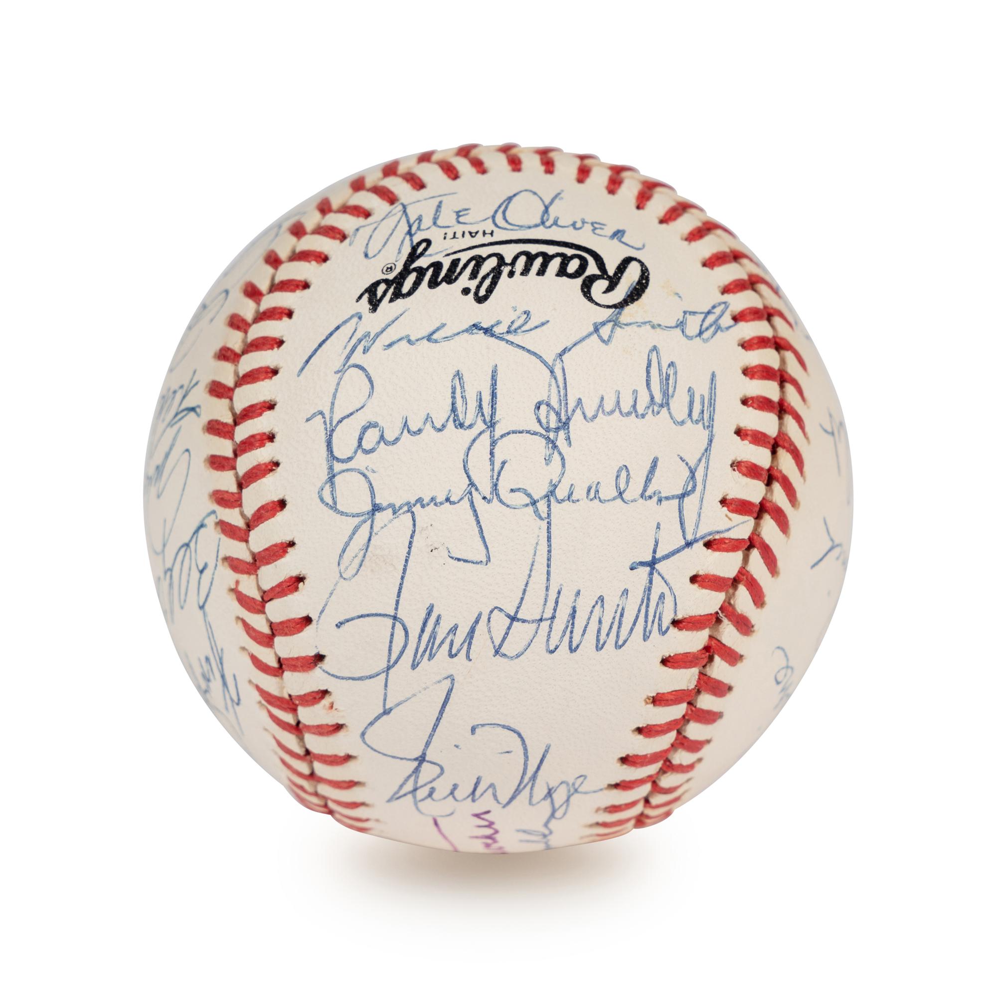 A 1969 Chicago Cubs Team Signed Autograph Baseball (Beckett Authentication Services Letter),