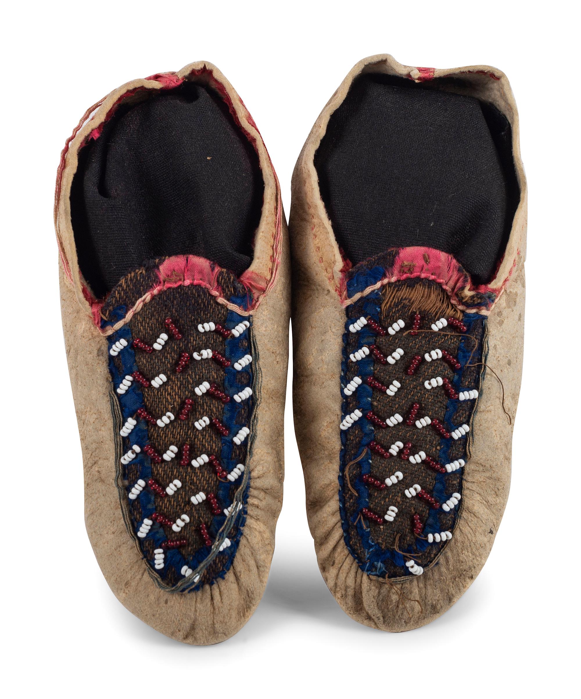 Haudenosaunee and Eastern Woodlands Child's Moccasins