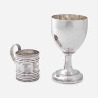 A group of thirteen George III / Victorian and American sterling silver and silverplated serving utensils Various English and American makers, various dates, 18th - 20th century