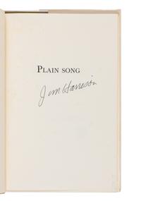 HARRISON, Jim (1937-2016). Plain Song . New York: W.W. Norton & Company, Inc., 1995.