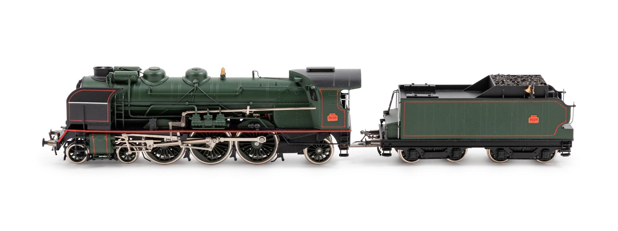 A Factory Boxed Fulgurex Polychrome HO-Gauge S.N.C.F: 231G 4-6-2 Locomotive and Tender