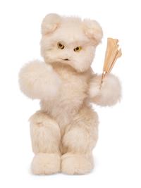 A Cat with Fan Automaton by Roullet & Decamps