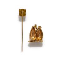 COLLECTION OF YELLOW GOLD ANIMAL JEWELRY