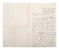 [CIVIL WAR - NAVY]. A group of 2 documents written by Officer Edward Potter with Vicksburg and Forts Philip & Jackson content, comprising: