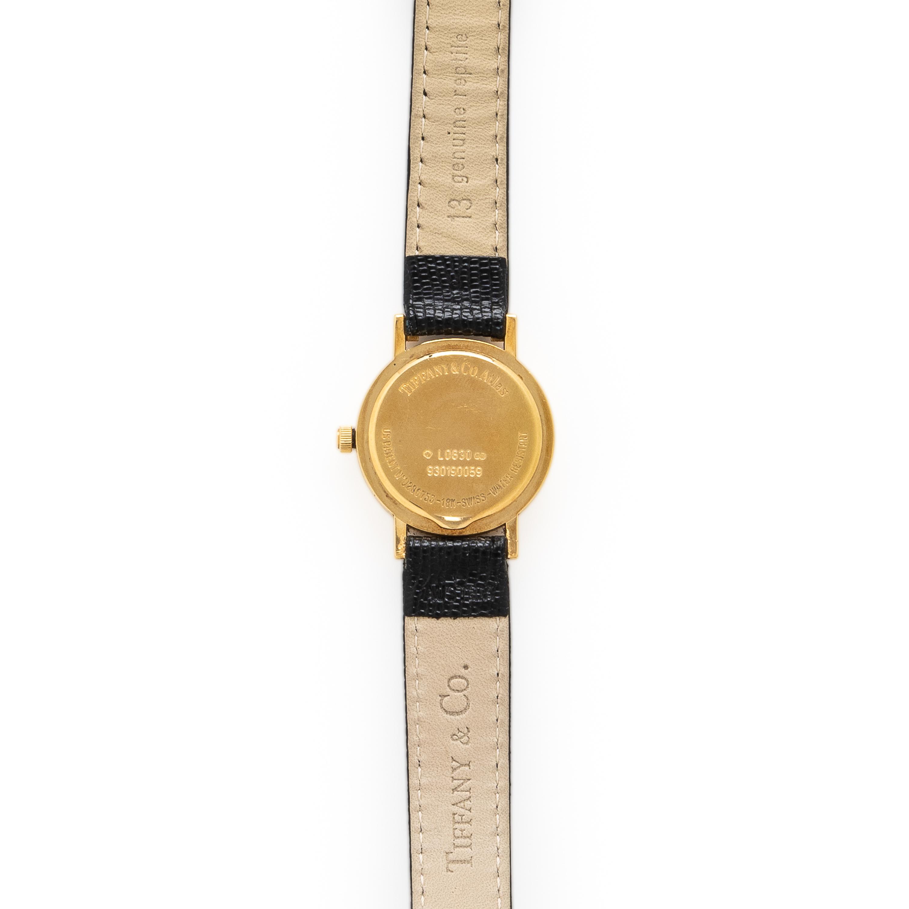 Tiffany & Co., 18K Yellow Gold 'Atlas' Watch, with Pouch