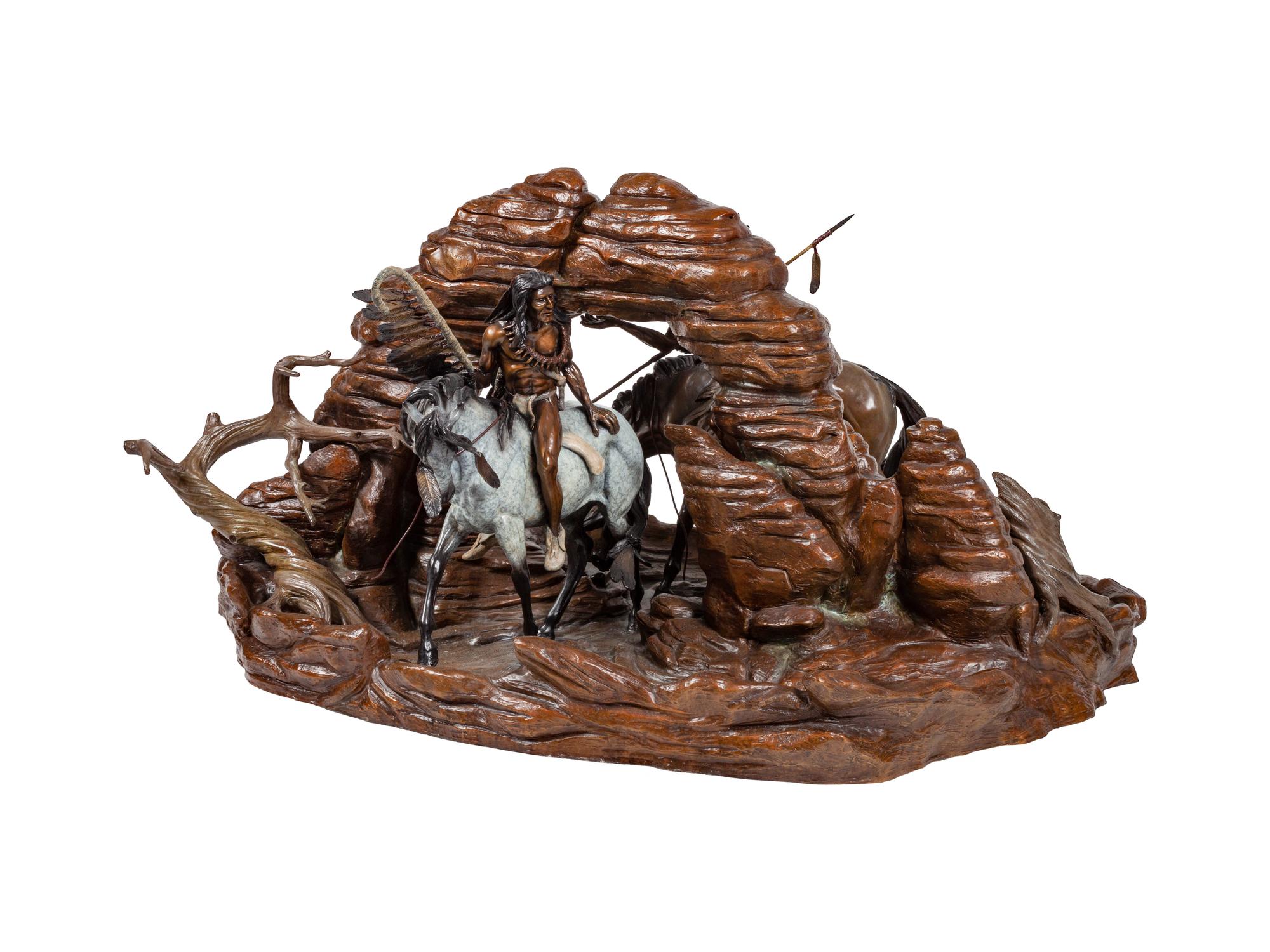 Two Indians on Horseback , edition 49/75