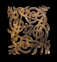 A Viking Bronze Openwork Plaque