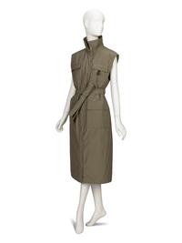 Brunello Cucinelli, Army Green Long Gilet