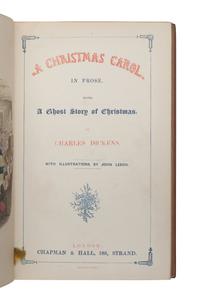 [DOVES BINDERY]. DICKENS, Charles (1812-1870). A Christmas Carol. In Prose. Being a Ghost Story of Christmas. London: Chapman & Hall, 1843.
