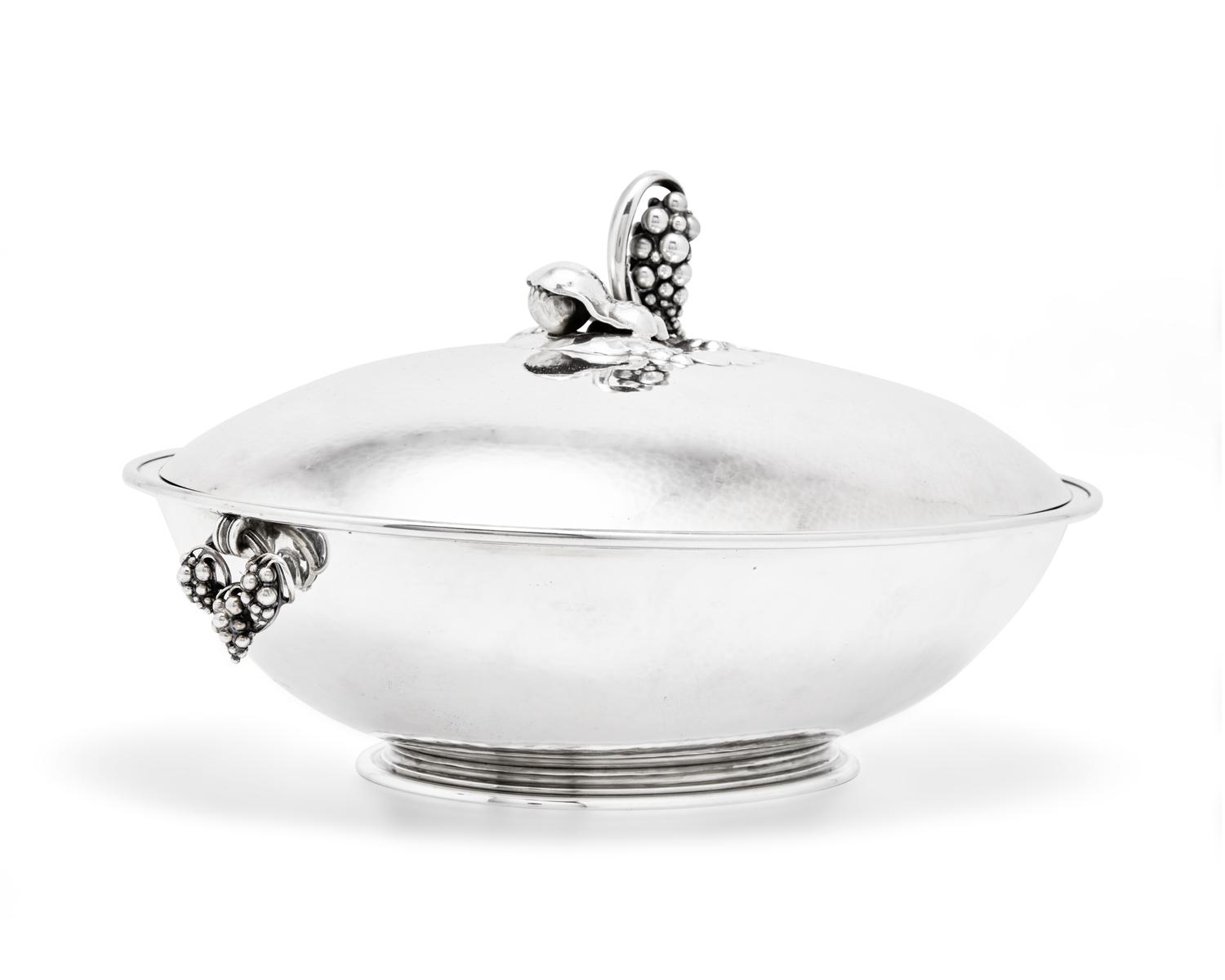 A Georg Jensen Silver Covered Tureen