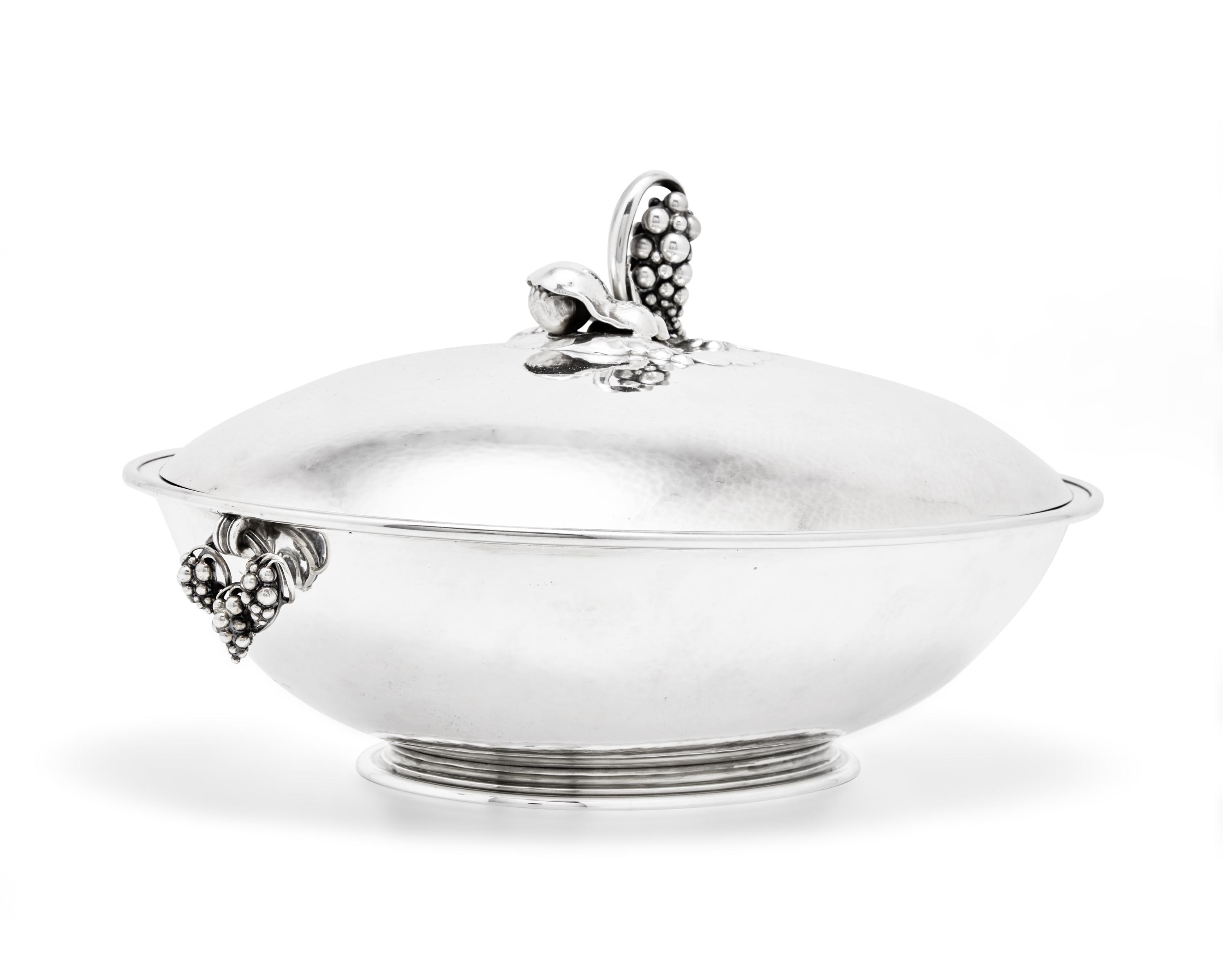 A Georg Jensen Silver Covered Tureen