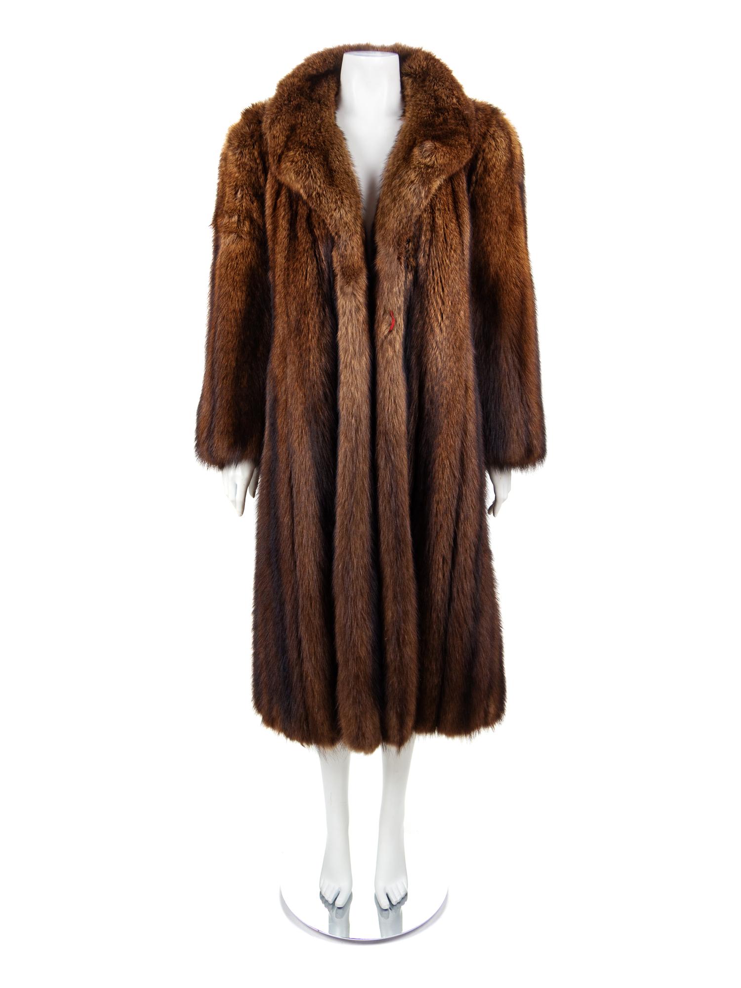 Chloe Sable Fur Coat, 1980s