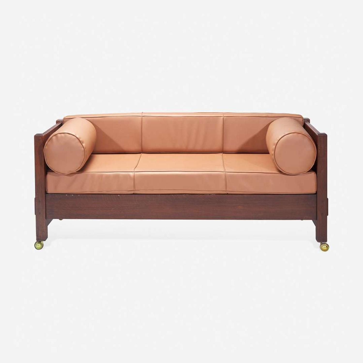 Gustav Stickley (American, 1858-1942) Couch No. 216, USA, circa 1904