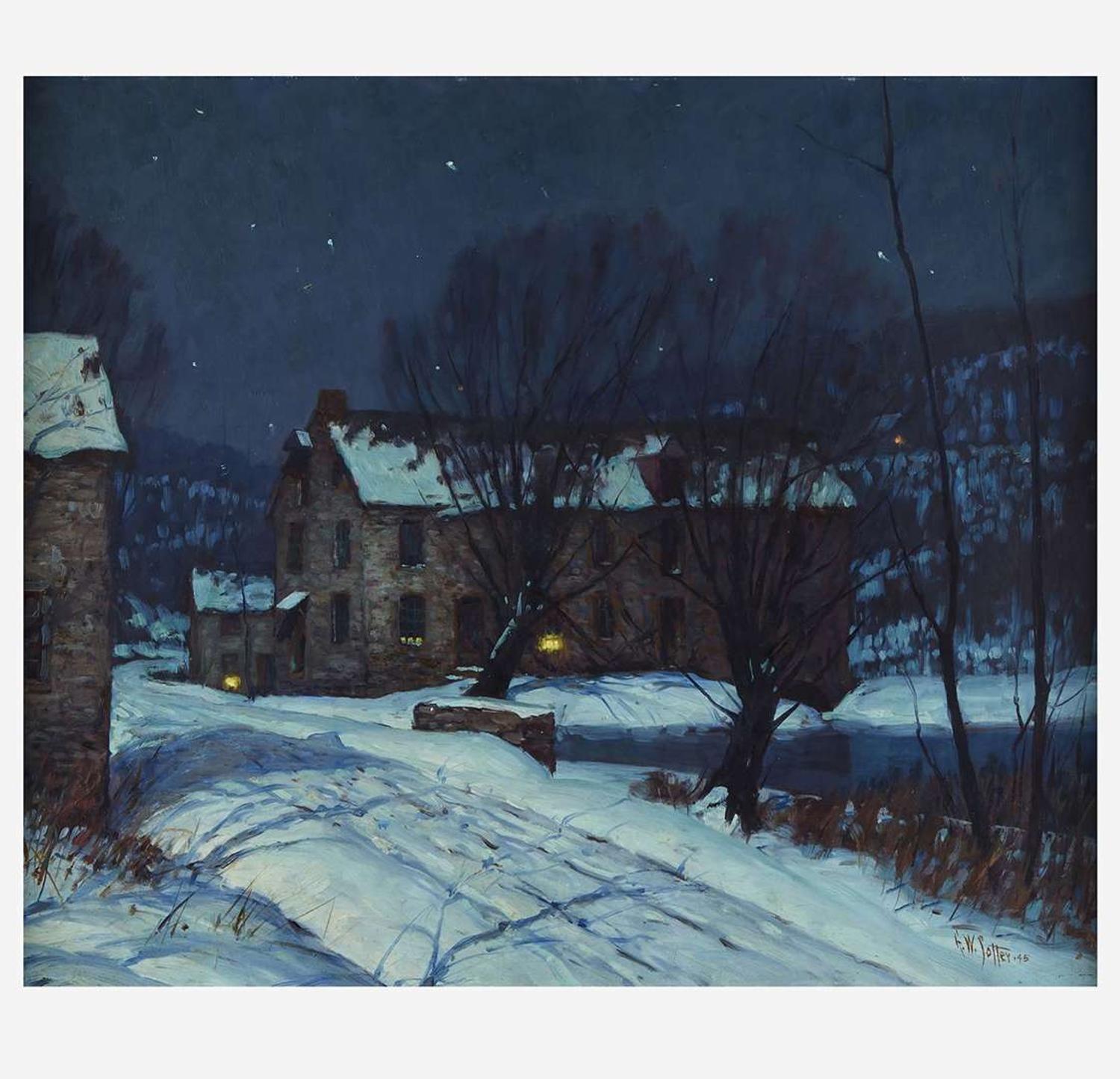 George William Sotter (American, 1879–1953) A Bucks County Landmark