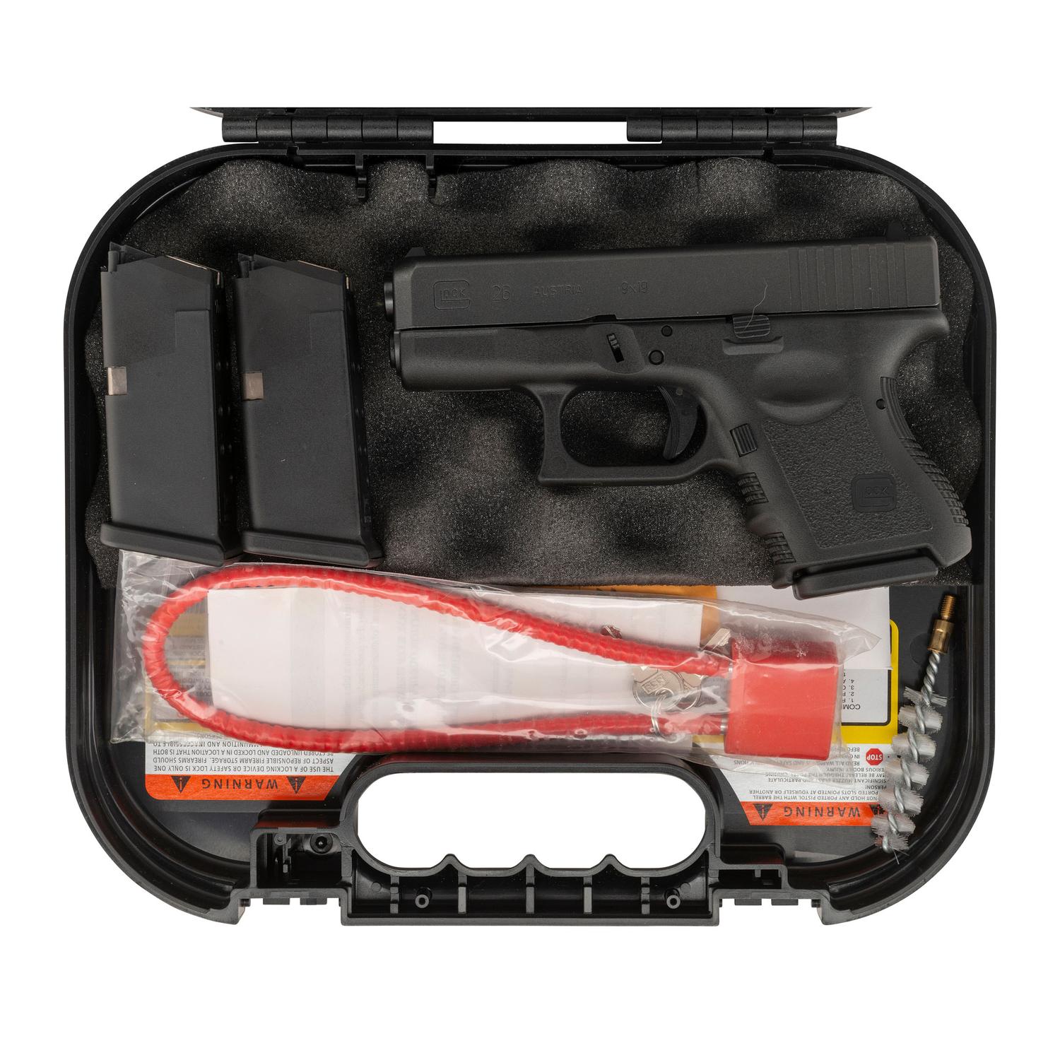 *Glock 26 Gen 3 Pistol in Box with Accessories