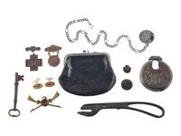 [BUFFALO SOLDIERS] -- [SPANISH AMERICAN WAR]. Sergeant Major George D. Powell, Co. C, 24th US Infantry, archive incl. Buffalo Soldiers' parade flag, identified wooden box and personal items.