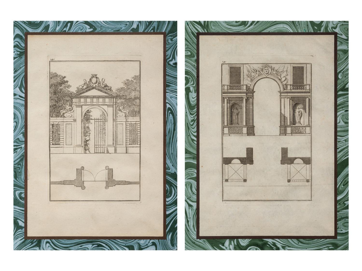 A Pair of French Architectural Engravings