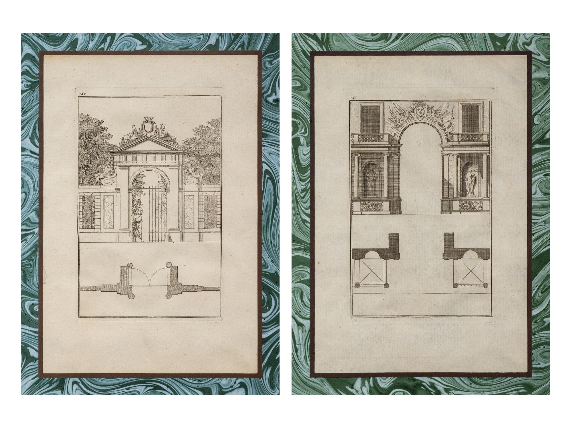 A Pair of French Architectural Engravings