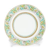 A Set of Twelve Davis, Collamore & Co. Minton Porcelain Dinner Plates