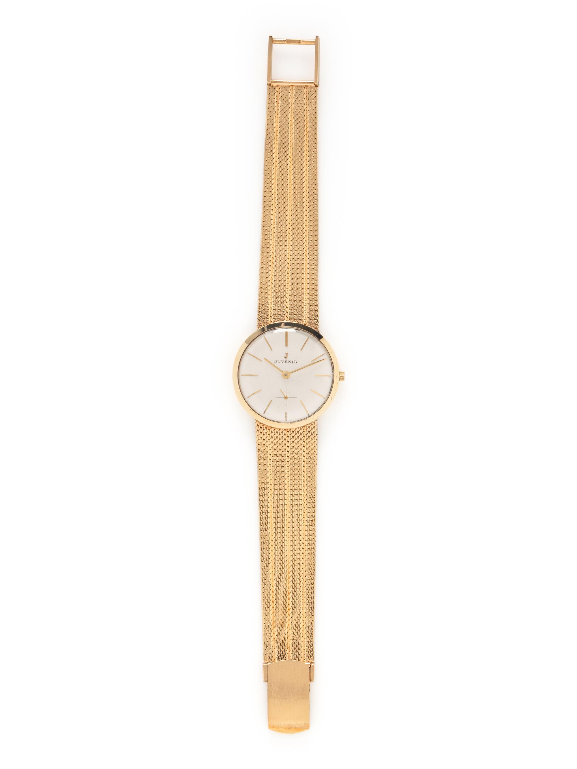 JUVENIA, YELLOW GOLD WATCH