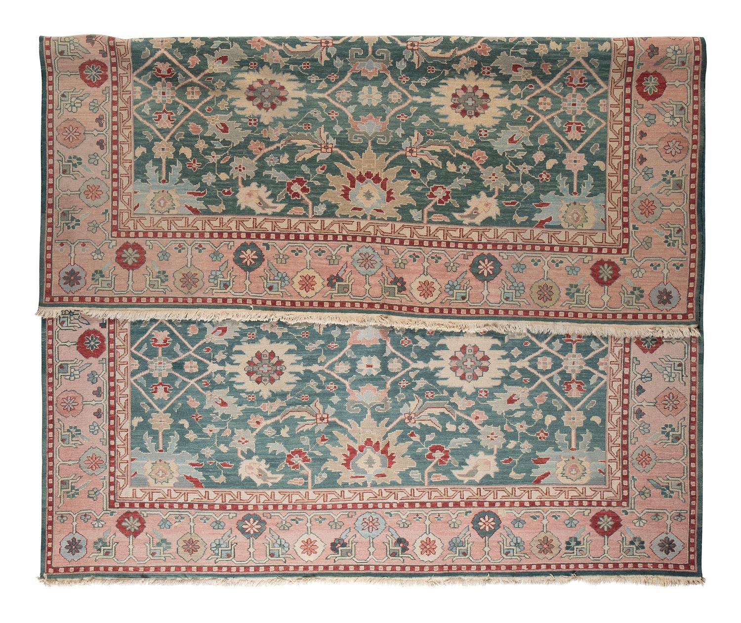 An Indo-Serapi Wool Rug