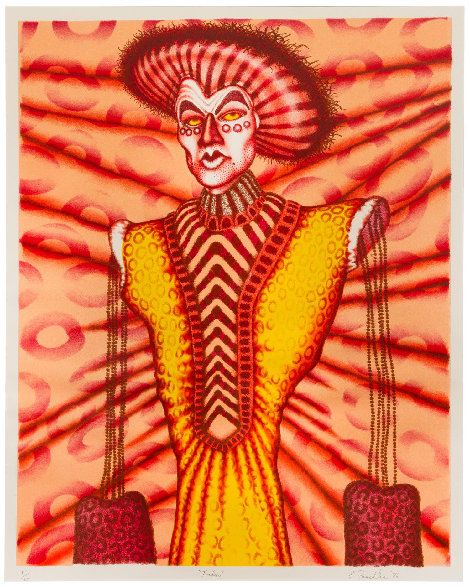Ed Paschke, (American, 1939-2004), Tudor, 1976