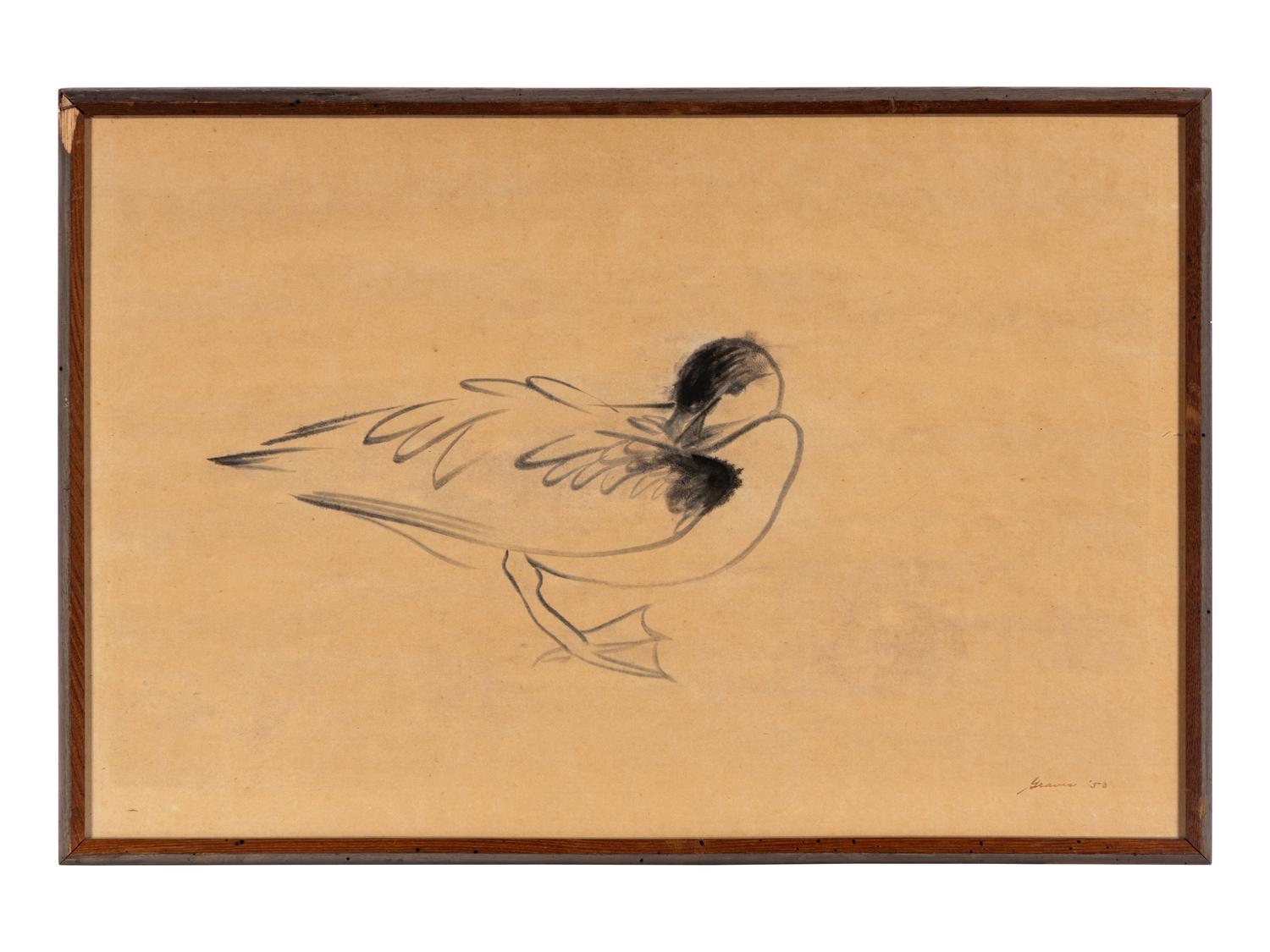Preening Duck , 1953