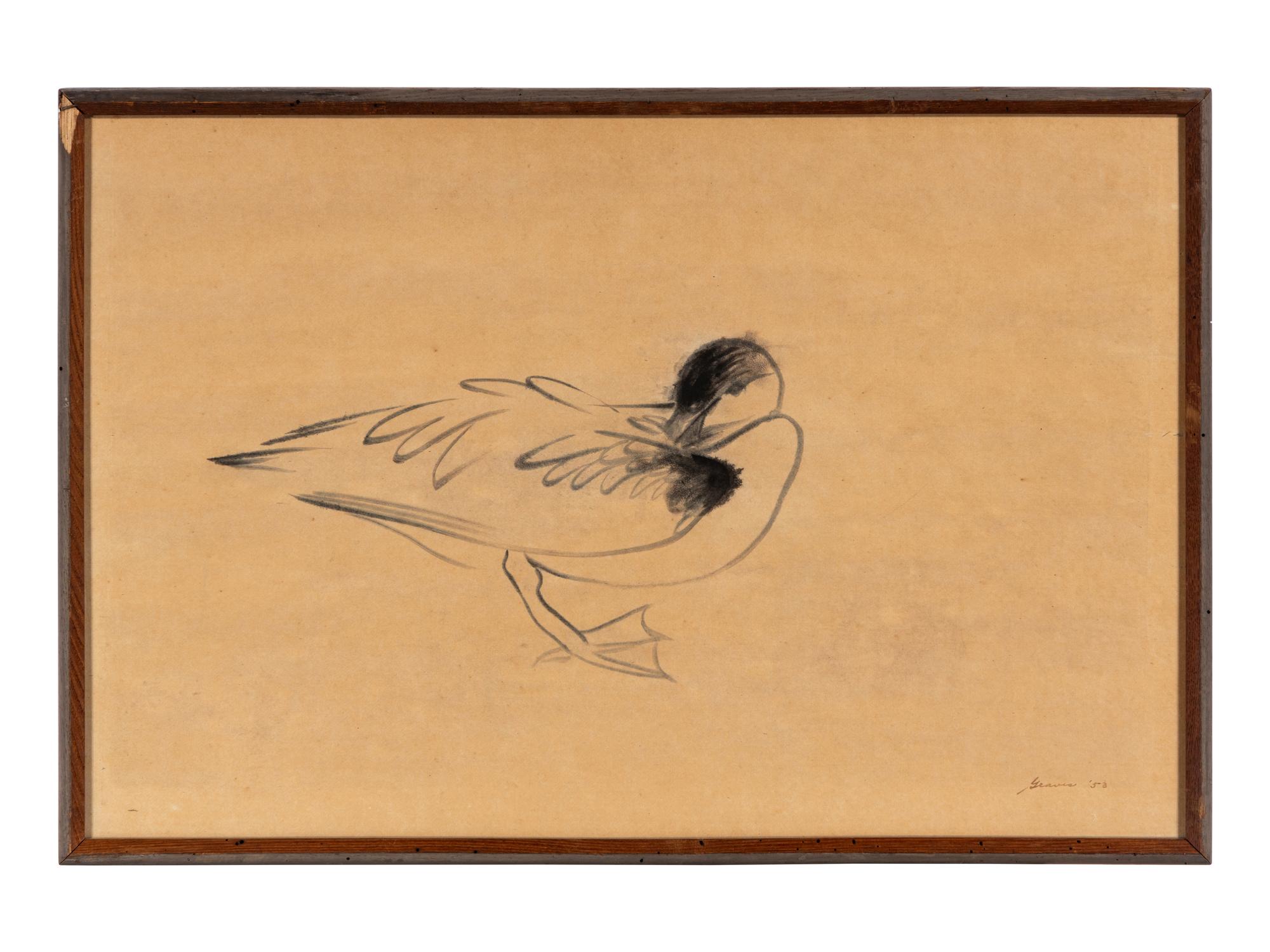 Preening Duck , 1953