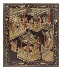 A Carved Hardwood Chinoiserie Low Table