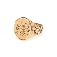 YELLOW GOLD SIGNET RING