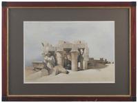 David Roberts, RA (Scottish, 1796-1864), A Pair Of Lithographs Of Egyptian Ruins