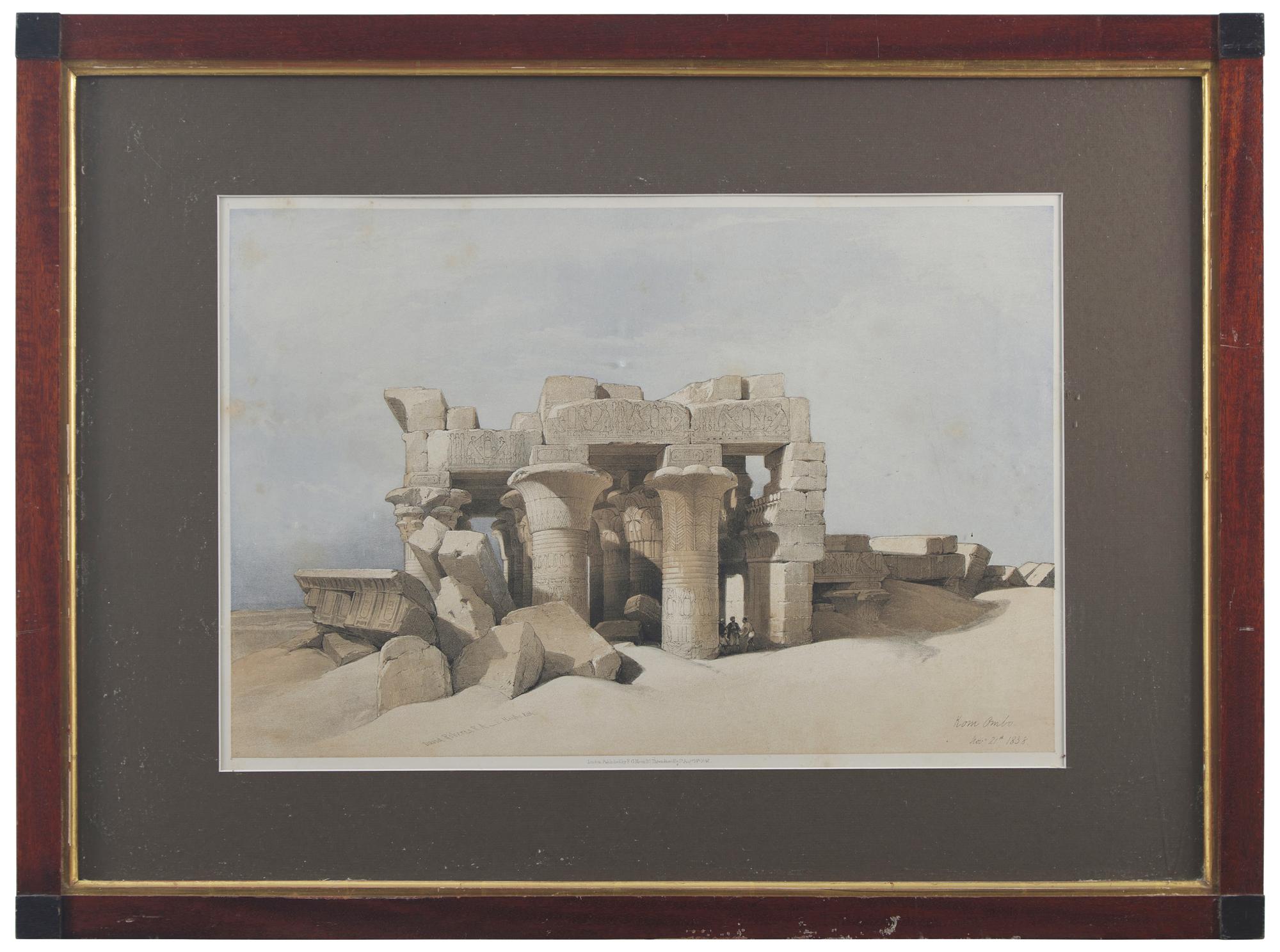David Roberts, RA (Scottish, 1796-1864), A Pair Of Lithographs Of Egyptian Ruins