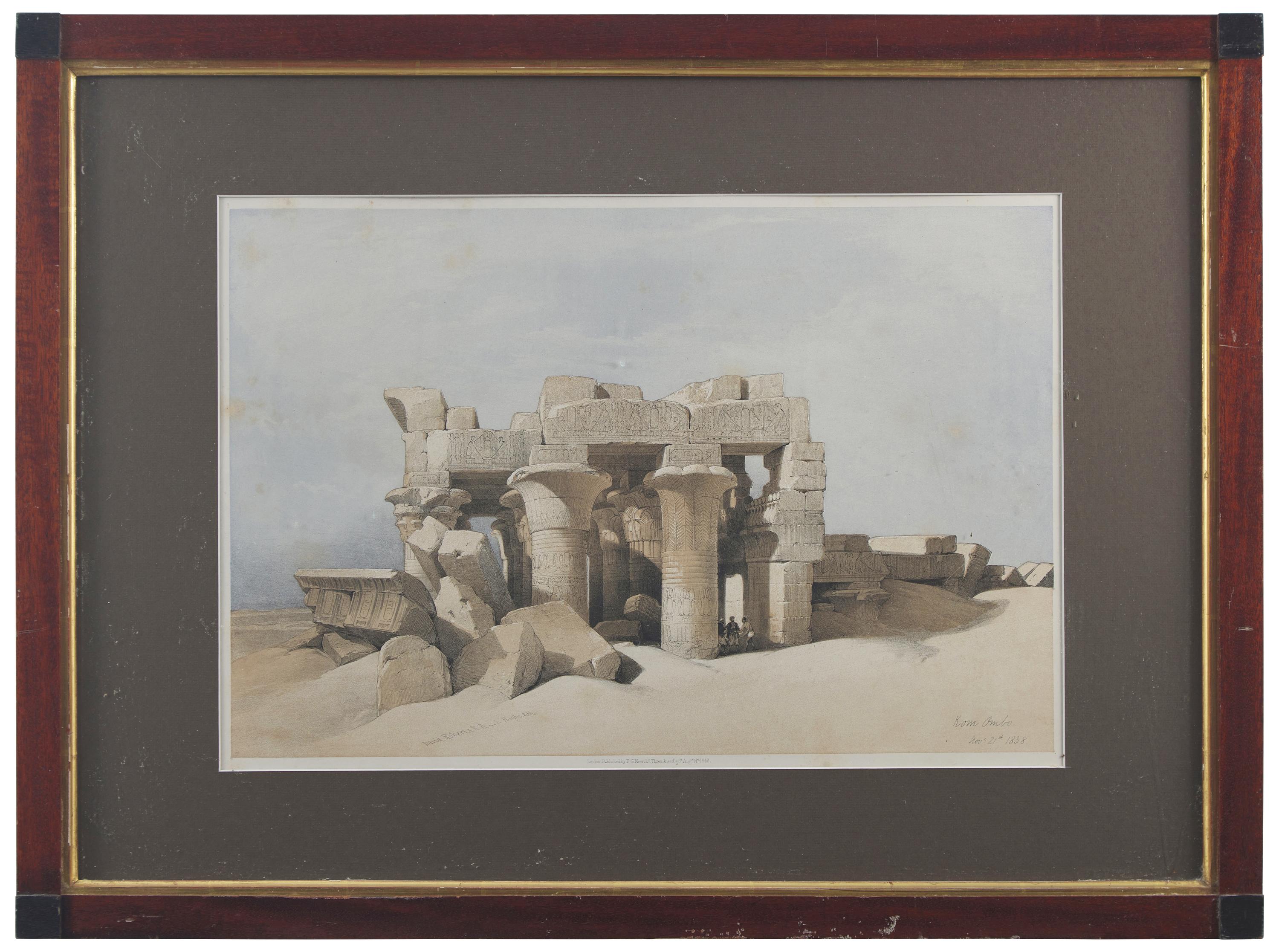 David Roberts, RA (Scottish, 1796-1864), A Pair Of Lithographs Of Egyptian Ruins