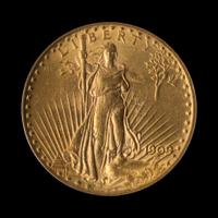 A United States 1909 St. Gaudens $20 Gold Coin