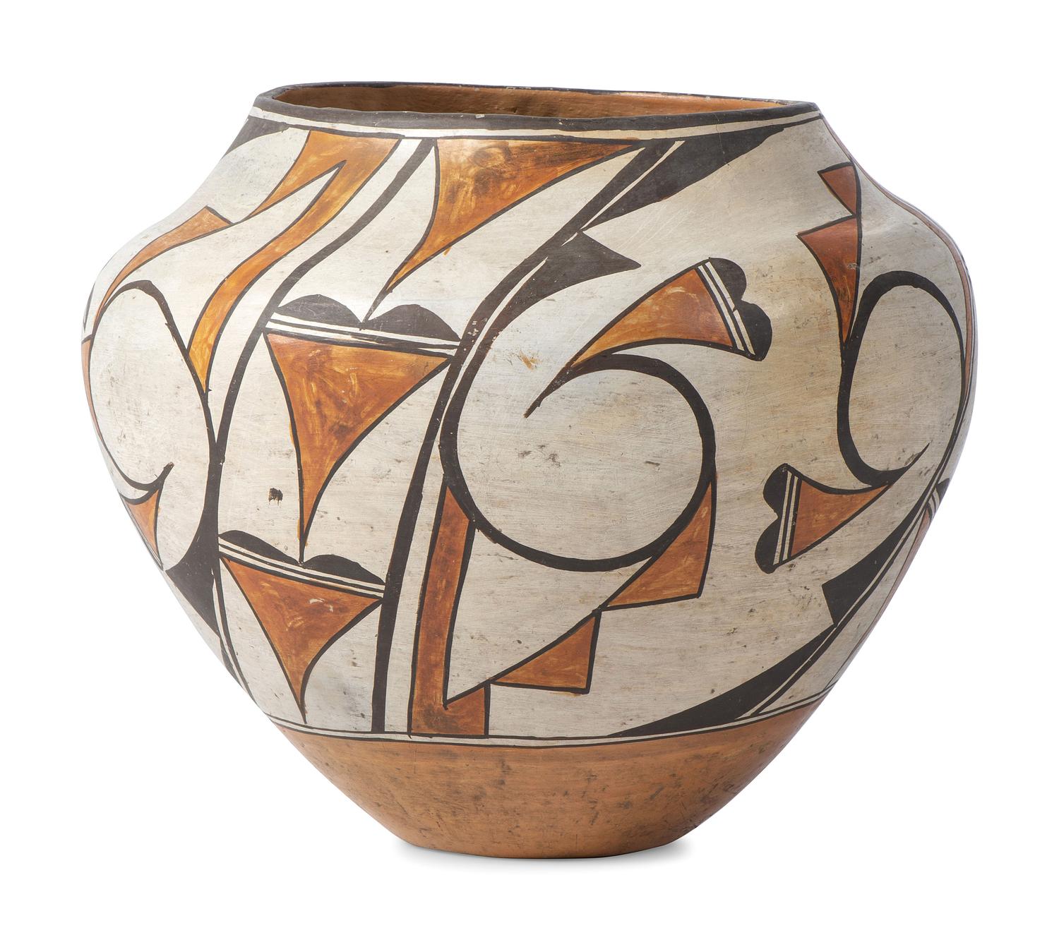 Acoma Polychrome Pottery Jar